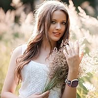 Vista 3 de TOYOUTHS Paquete de 2 bandas compatibles con Fitbit Versa 3 bandas de repuesto para Fitbit Sense, correa elástica de nailon, pulsera de moda