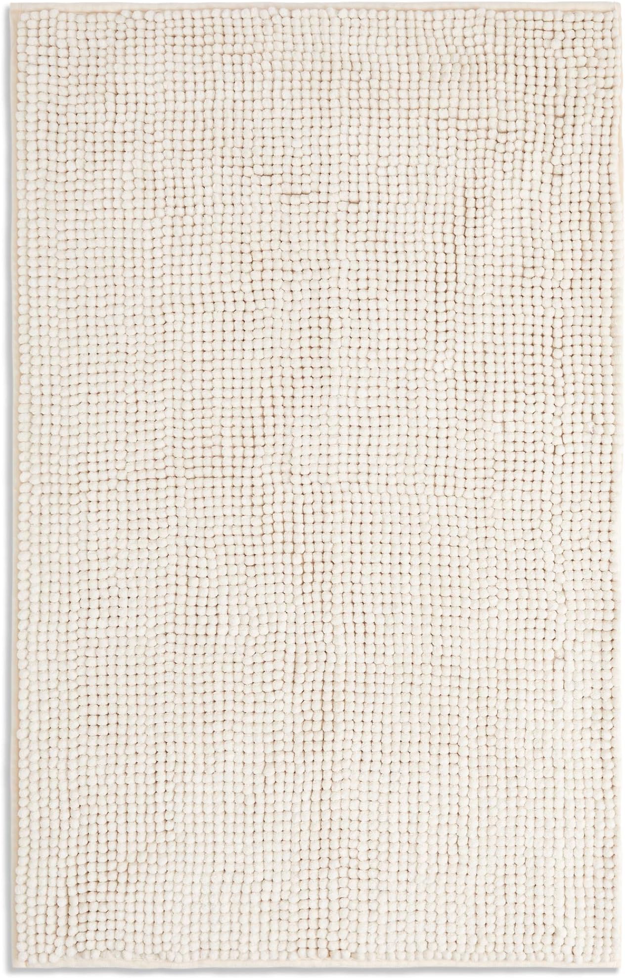 Marks & Spencer T368601M Bobble Quick Dry Bath Mat, Stone- H 80 cm x W 50 cm x L 80 cm
