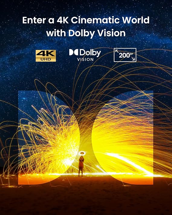 Anker NEBULA Cosmos 4K SE Hybrid Laser+LED Dolby Vision Projector