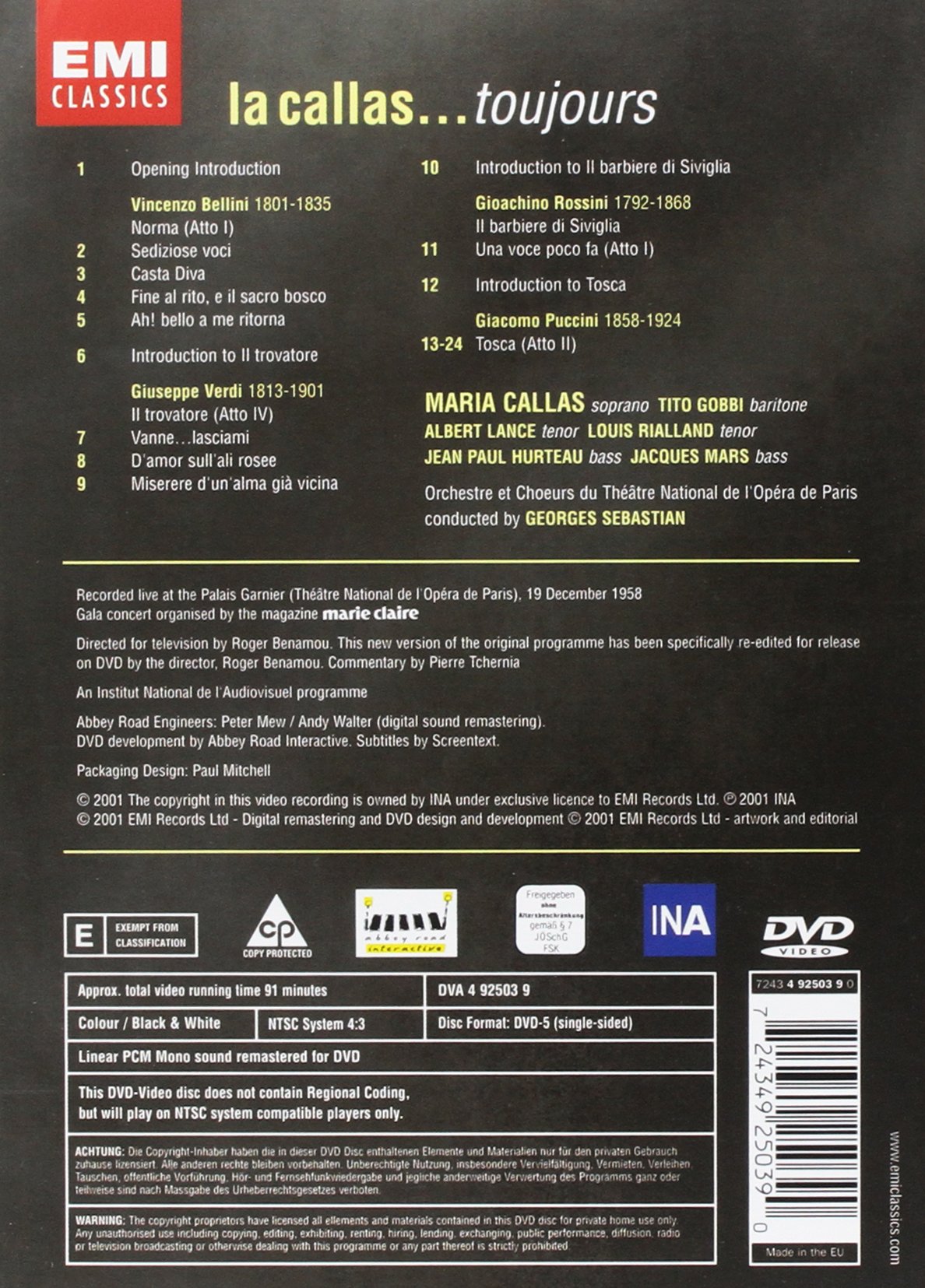 Maria Callas - La Callas... Toujours