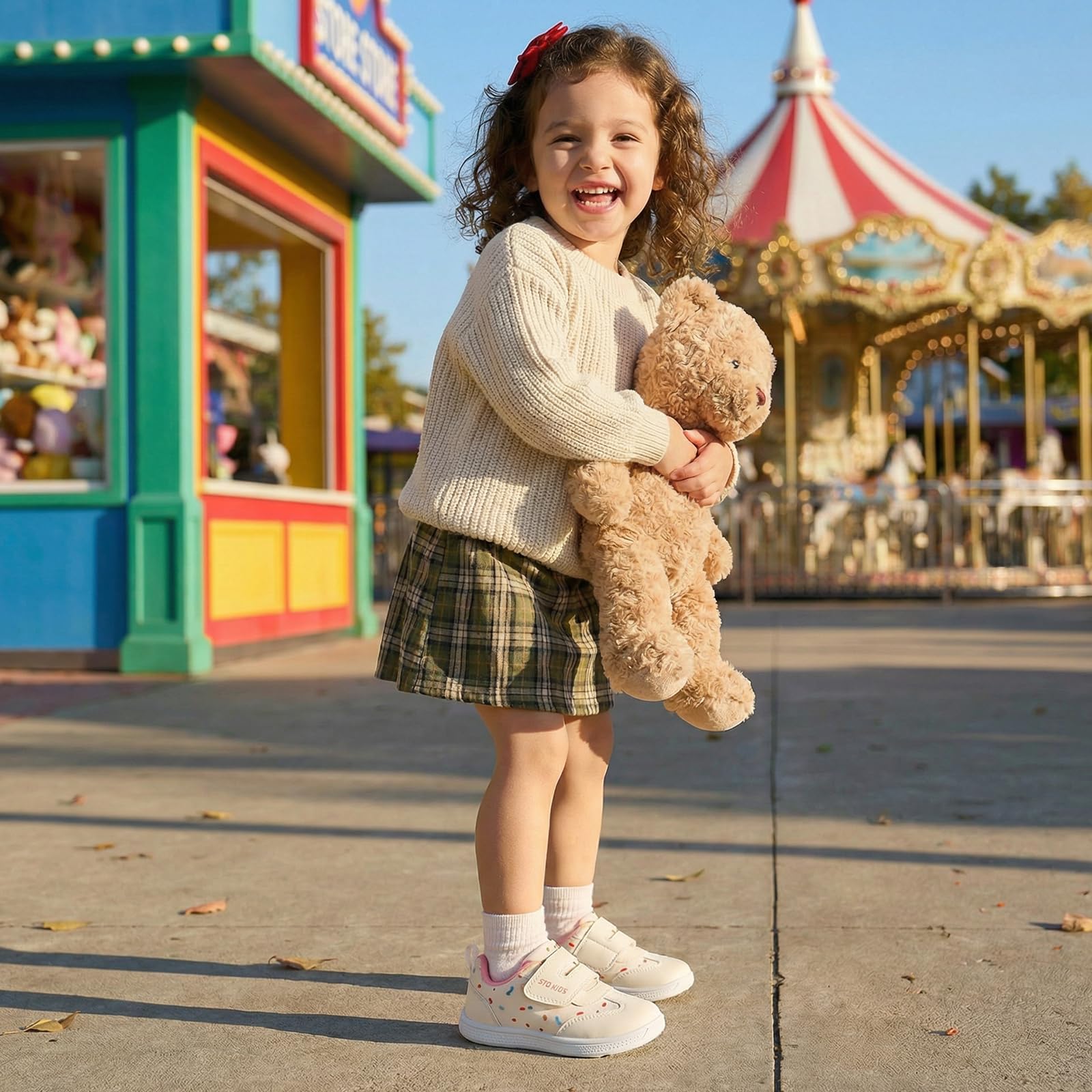 STQ KIDS Barefoot Niños Zapatillas Deportivas Niña Calzado Respetuoso Bebe Primeros Pasos Moda Clásicas Non-Slip Descalzo con Caída Cero al Aire Libre Antideslizante para Mejor Regalo
