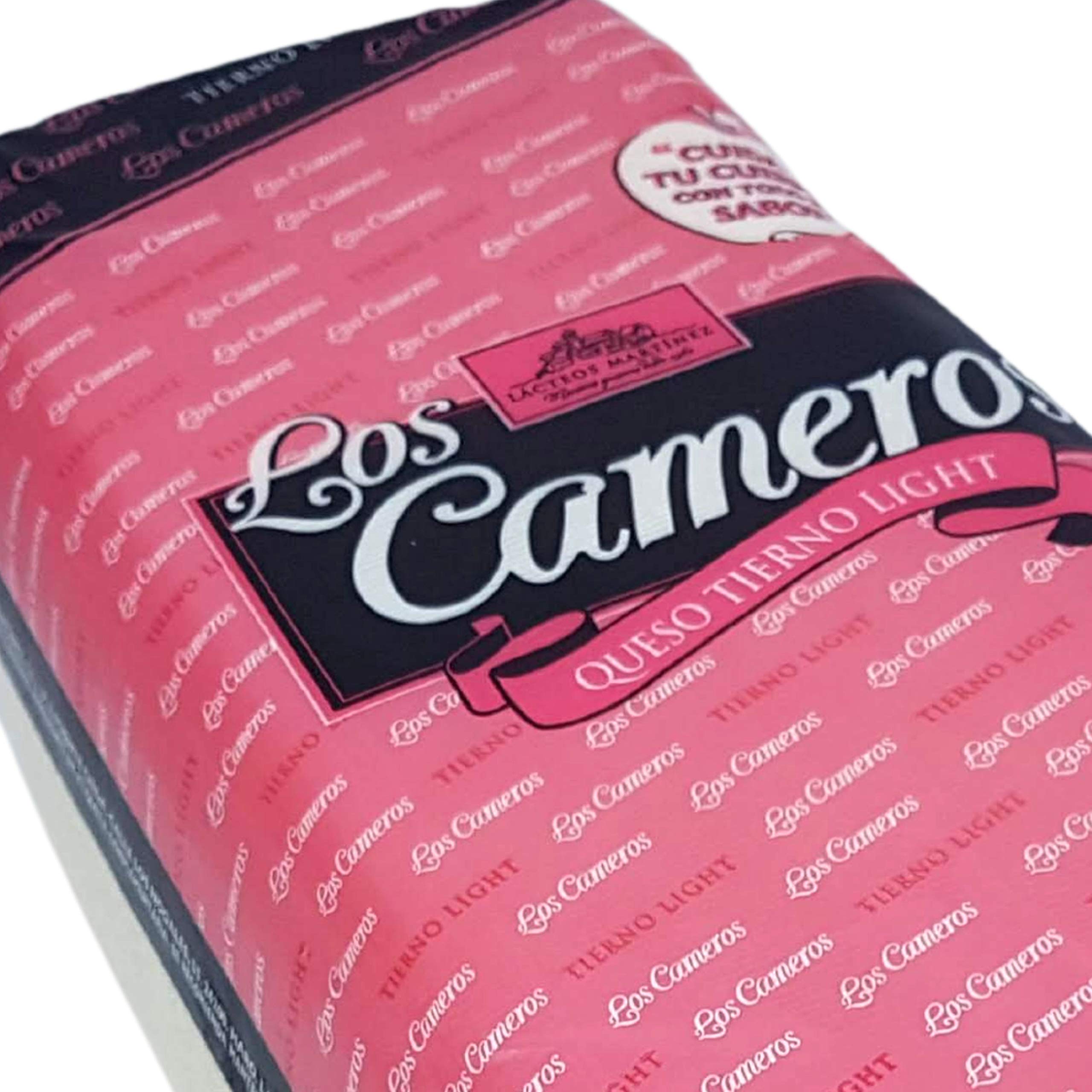 Queso de Vaca Tierno Light - Queso en Barra Los Cameros - Peso Aproximado 3.3 kilogramos - Queso Light Elaborado con Leche Pasteurizada de Vaca - Queso Light con todo el sabor de su origen.