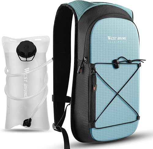 Mochila de hidratación con vejiga de hidratación de TPU, mochila de agua ligera para senderismo, mochila de hidratación con bolsa de agua de 2