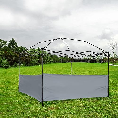 Miniatura 10 de Dos medias paredes, 2 paneles de pared solar de media pared lateral para toldo emergente, carpa de refugio de 10 x 10 pies, 10 x 15 pies, 10 x 20