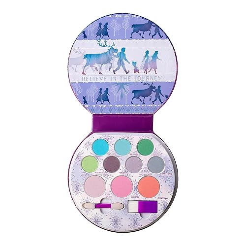 Vista 3 de Lip Smacker - Paleta de maquillaje de sombra de ojos con purpurina de Frozen 2 de Disney, brillo Melt For You, colección de maquillaje de Navidad