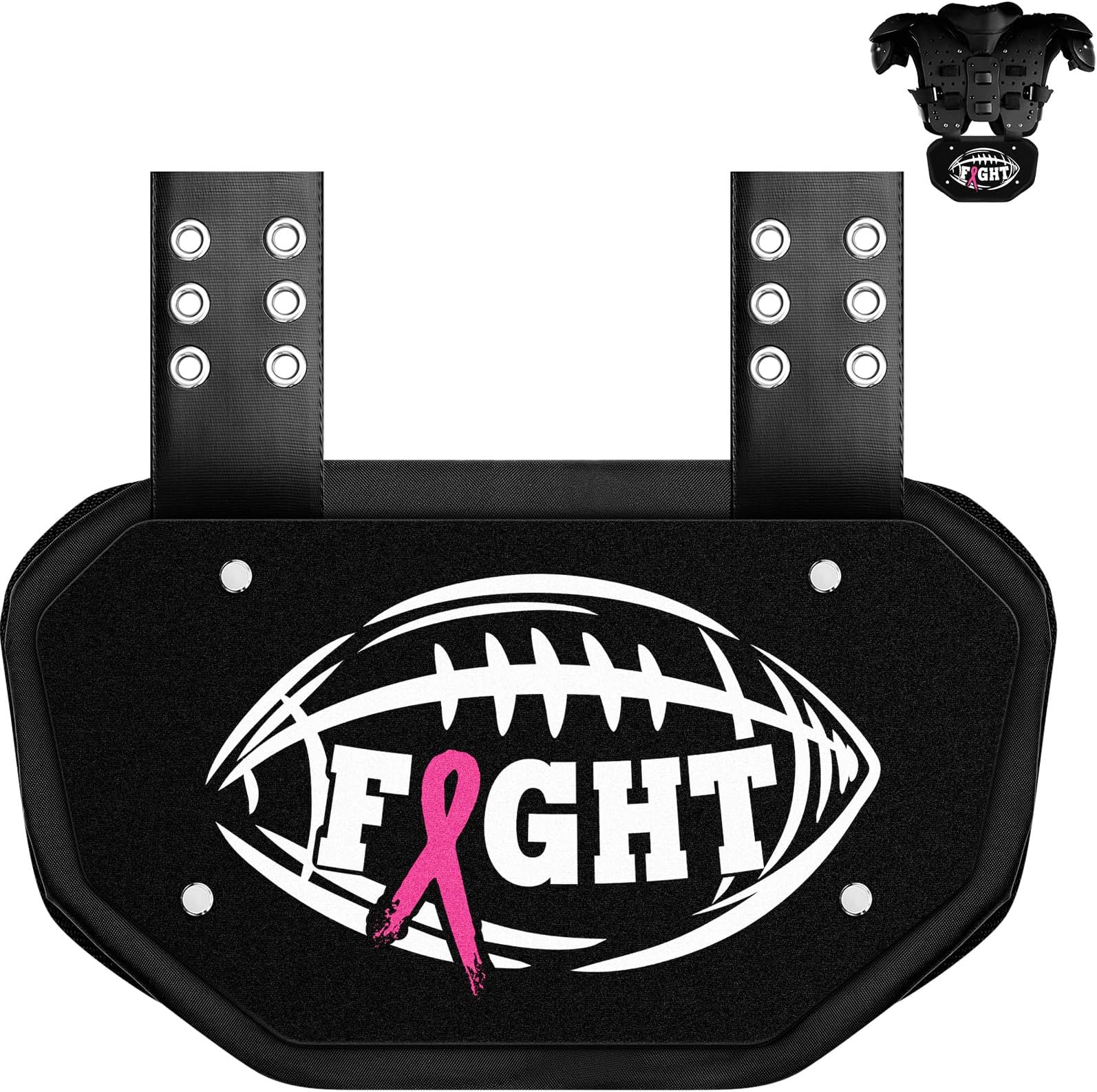 Liliful Football Back Plate Hard Sport Lower Back Pads for Players Rear Protector for Youth Christmas Football Lovers Gifts for Men Rear Protector Gear Accessories
