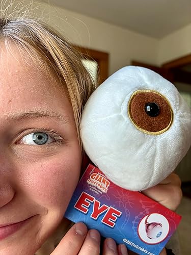 Miniatura 5 de GIANT MICROBES Ojo de felpa, regalo del médico de los ojos, peluche globo ocular, regalo oftalmólogo, regalos de técnico oftálmico, regalos de