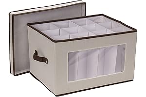 Household Essentials Canvas Storage Bin with Lid