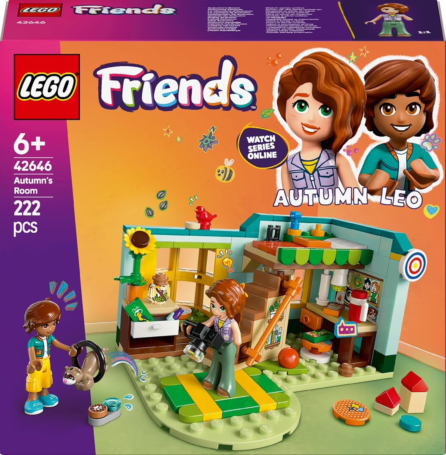 LEGO Friends 42646 Autumn's Room, Toy Building Blocks, Educational, Birthday Present, Pretend Play, Cooking Play, Girls, Boys, Children, Ages 6 to 9'
