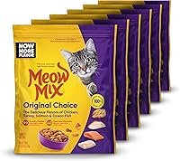 Vista 1 de Meow Mix Original Choice - Alimento seco para gatos, 18 onzas (paquete de 6)