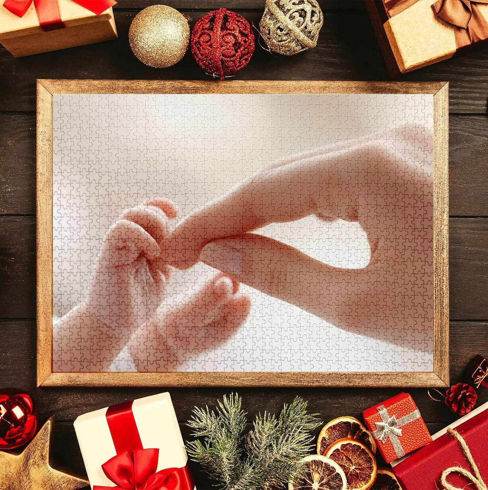 Puzzle Personalizado con Foto, Personalizada Rompecabezas Personalizado Diseña tu Logo Foto o Texto, Personalizado Navidad Halloween San Valentín Parejas Niños Familia Amigos h-2645
