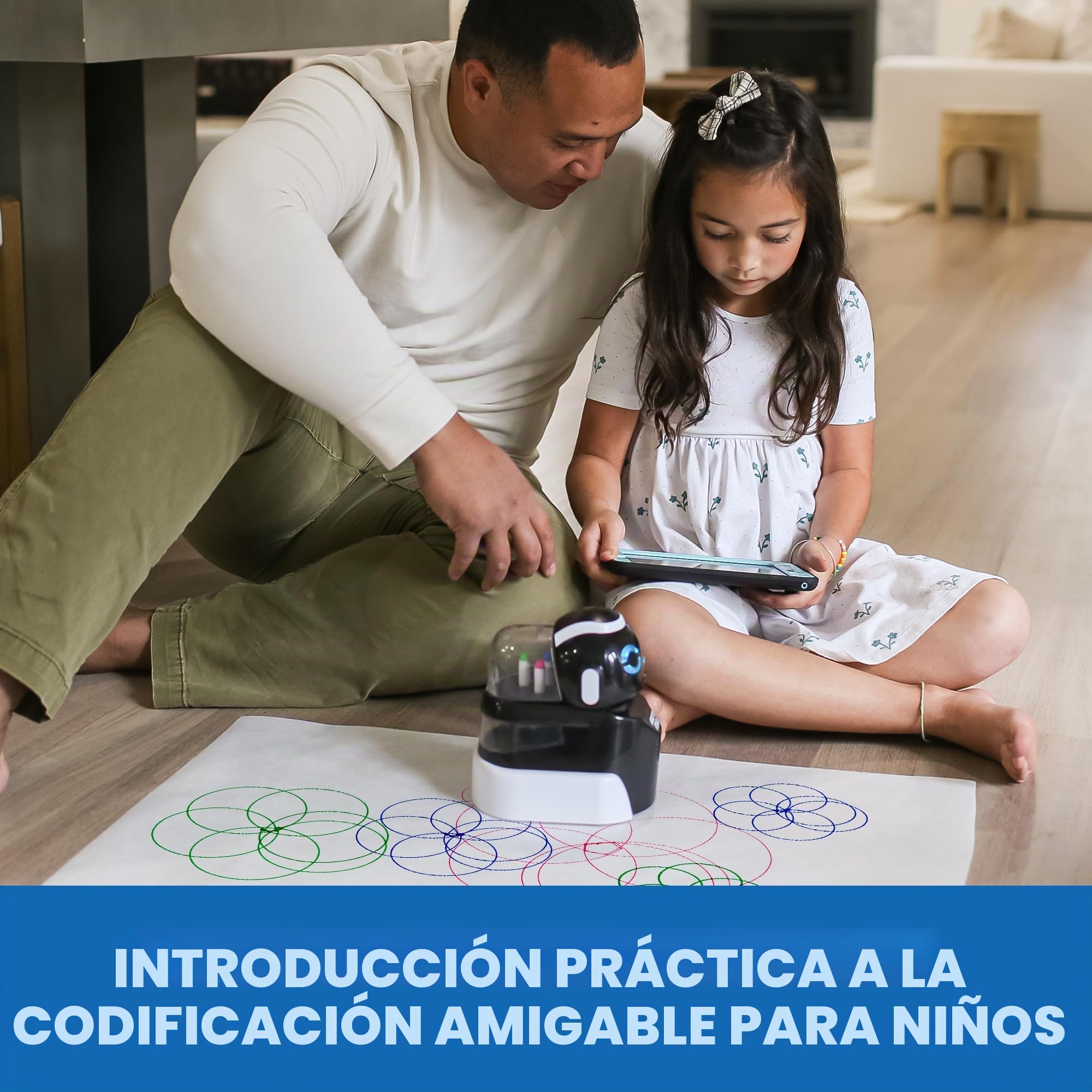 Learning Resources Artie MAX, el Robot para codificar y Dibujar, Juguetes de Stem, niños, los aprenden Blockly, Snap, Javascript, Python y C++, 8+ años de Edad