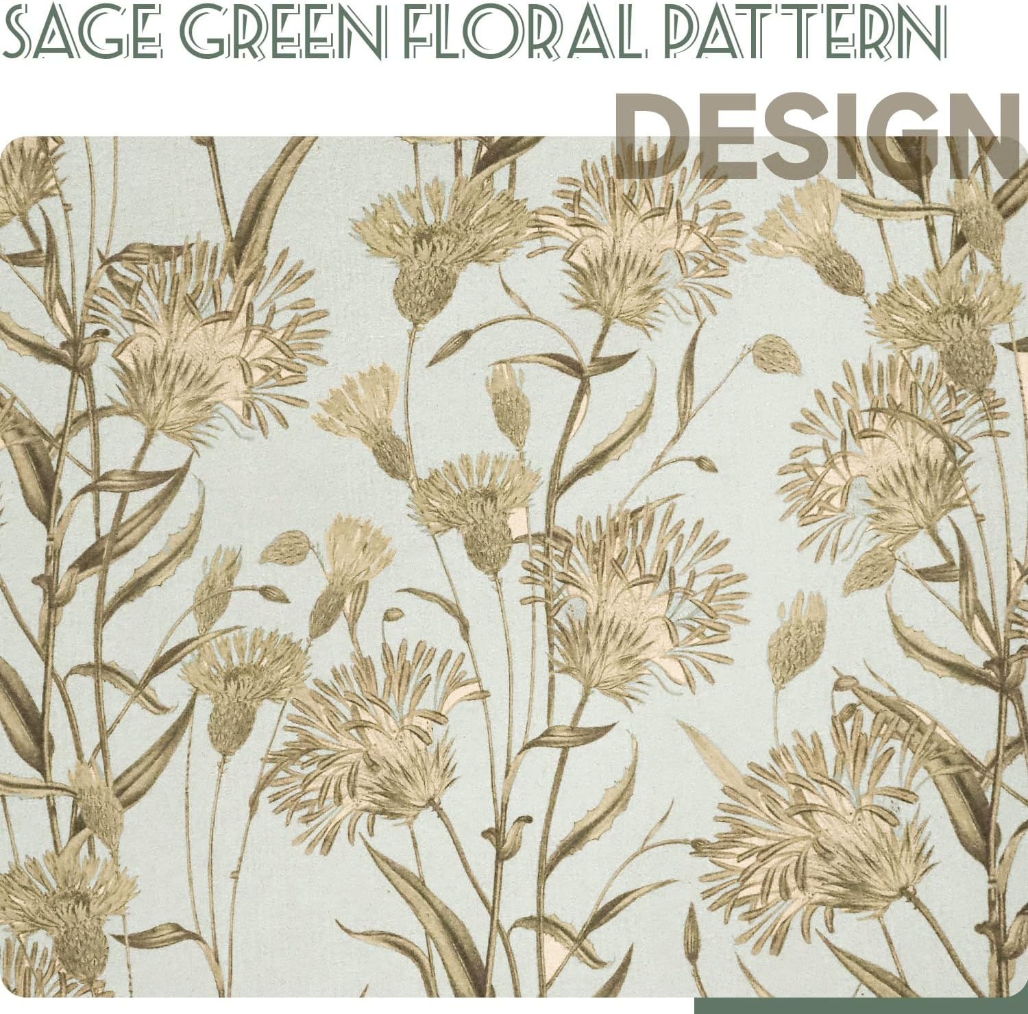 Bohoman Floral Curtains, 70s Farmhouse Country Drapes, Provide Privacy, Reduce Light, and Add A Vintage Cute Aesthetic. Thermal Insulated for Bedroom/Living Room (Beige, 2 Panels, W52 X L84)