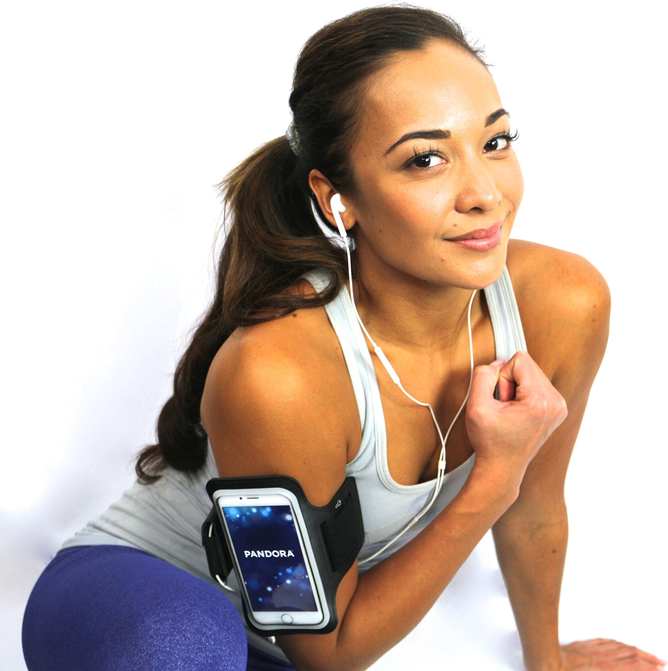 ioi Works Sport Exercise Armband for iPhone 5/5S/5C & iPod Touch 5 with Key Holder and More - #1 Hottest Running Sports Bands of 2015!