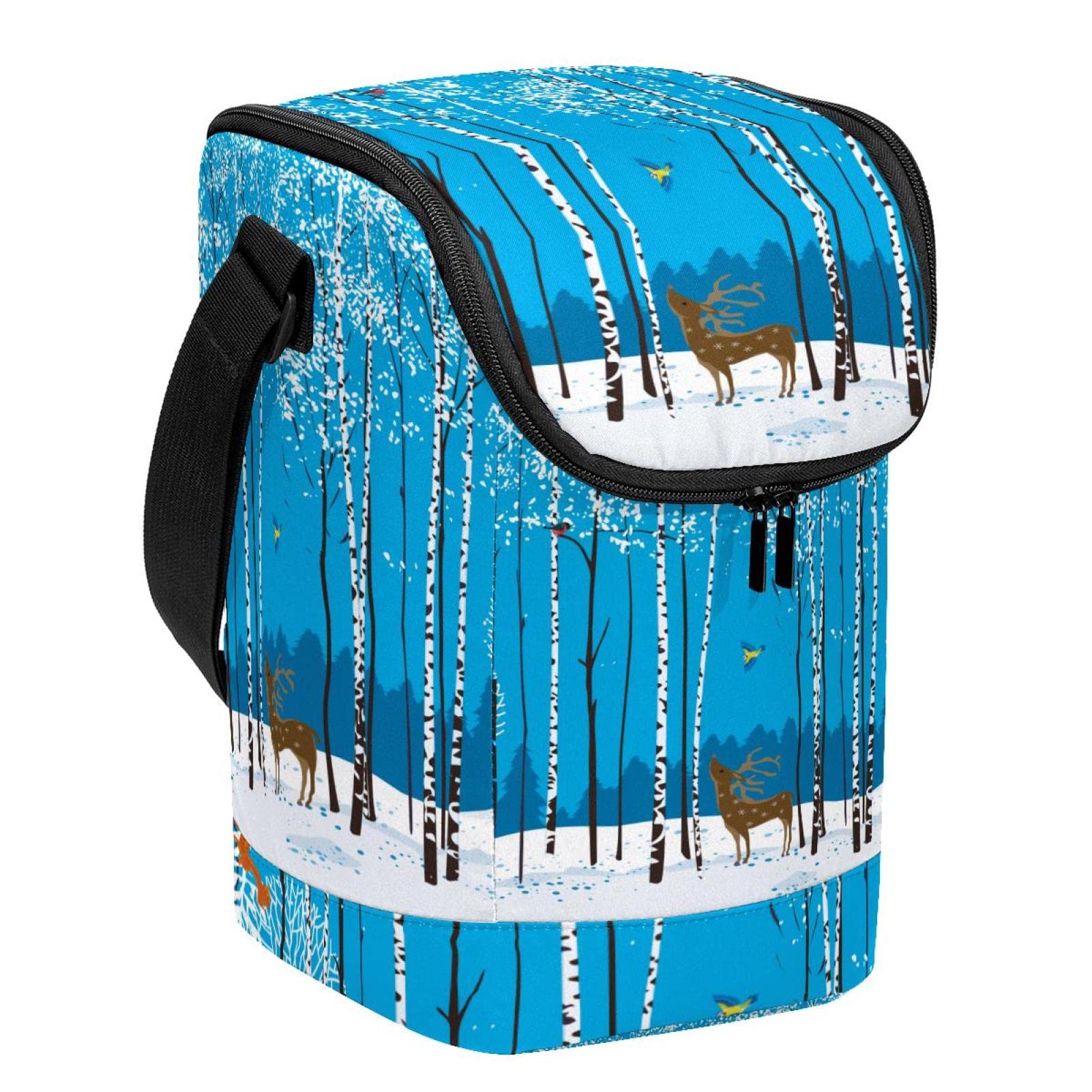 Bolsa de almuerzo Snow Forst contra derrames con cremallera segura para llevar comida