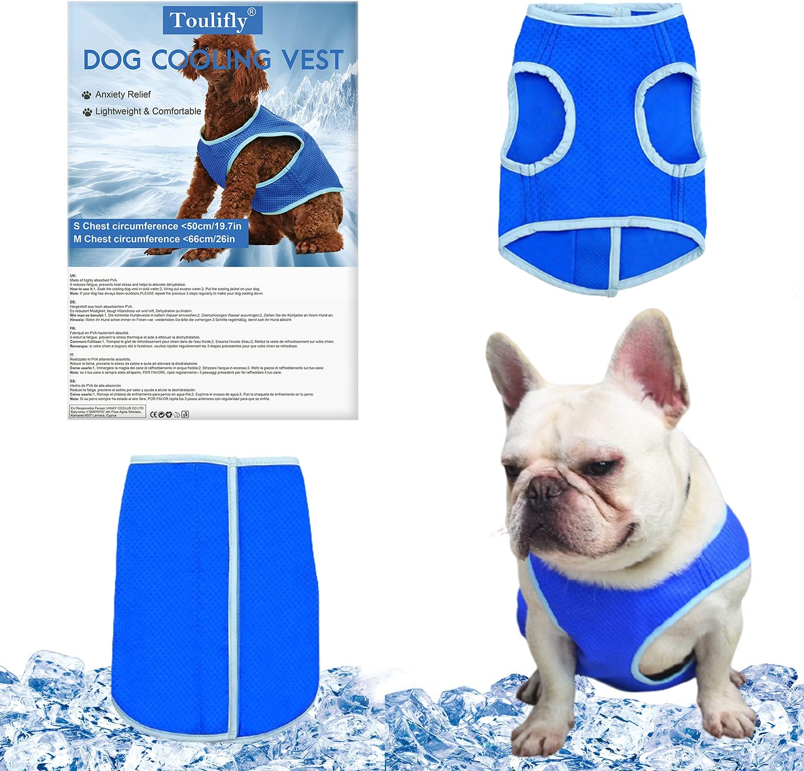 Dog Cooling Vest Harness size2