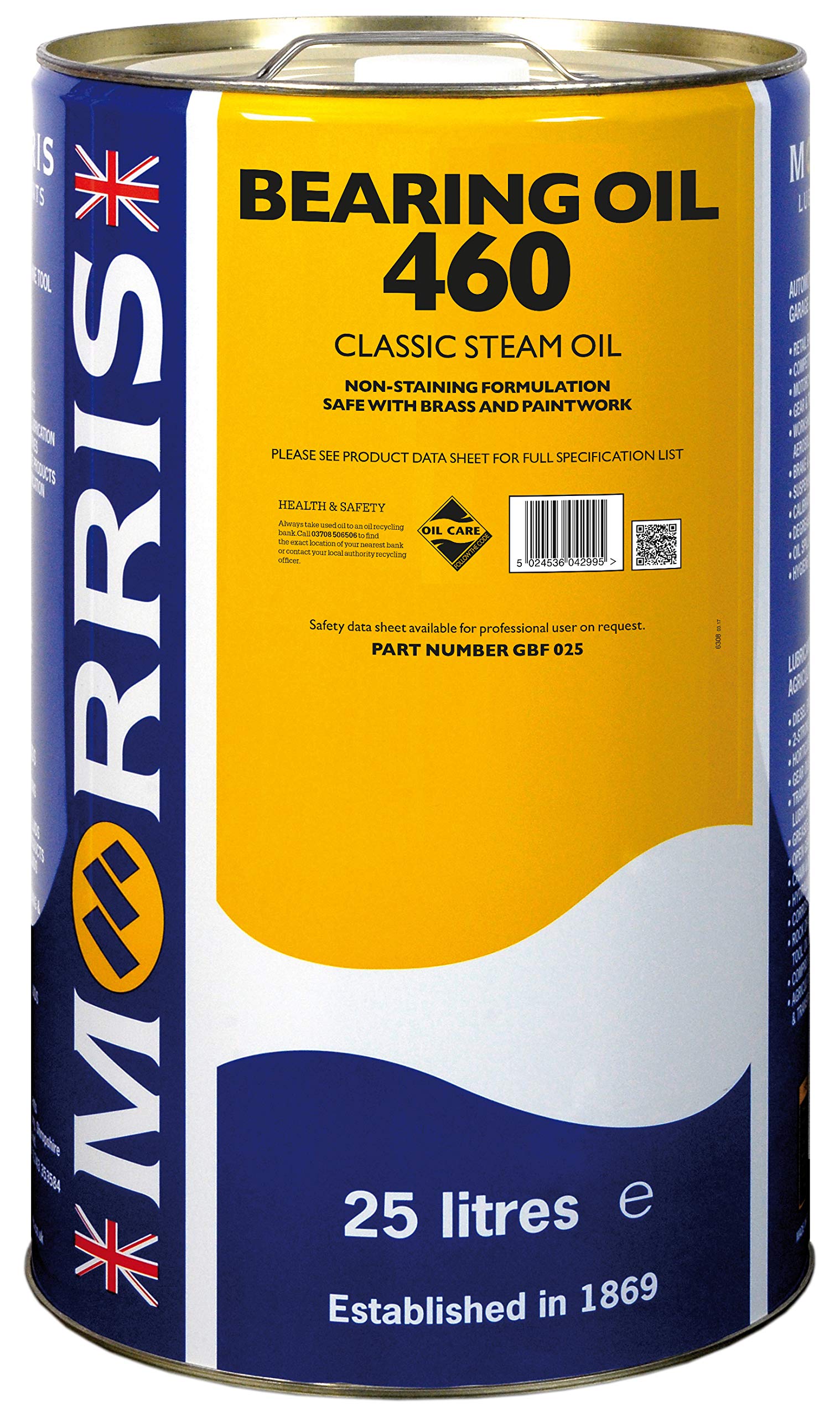 Morris Lubricants Morris Bearing Oil 460-25 Litres