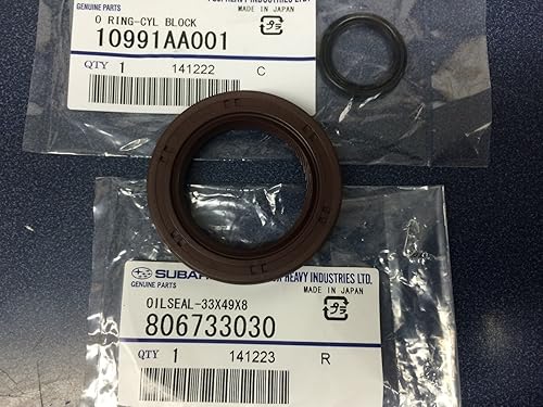 Subaru Kit de sello de cigüeñal y bomba de aceite para Legacy Forester Baja Outback - OEM original