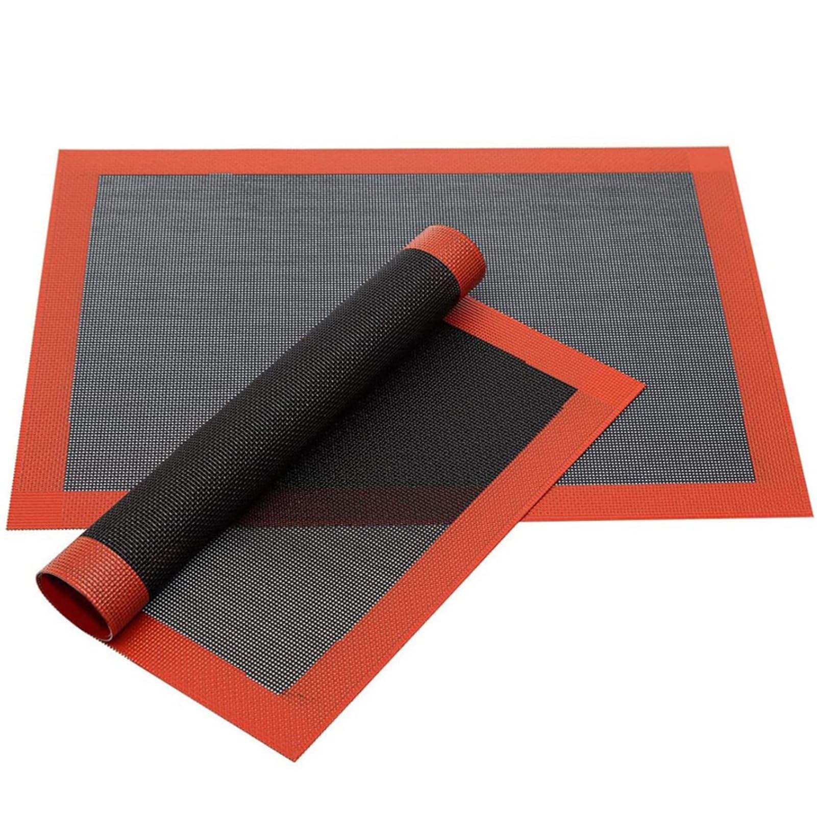 2pcs Perforated Silicone Baking Mat, Reusable Non Stick Baking Sheets for Oven, Fiberglass Mat Oven Liner Pad for Biscuit Pastry, 30x40cm