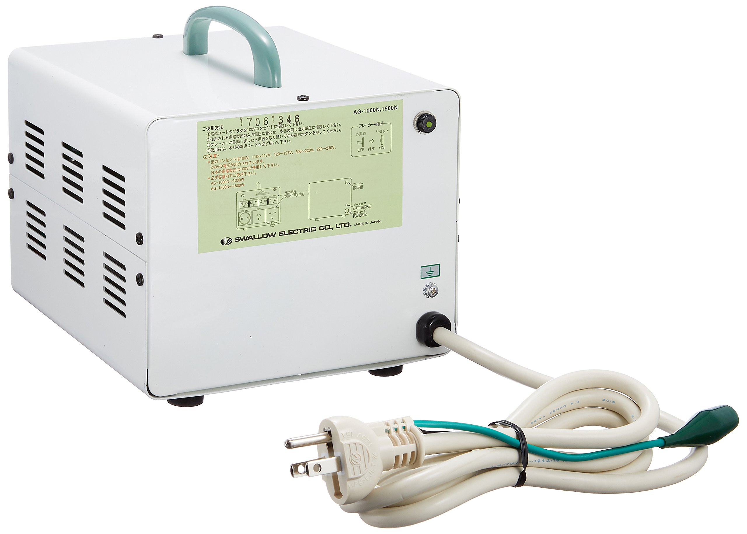 Amazon | スワロー電機 マルチ変圧器 AG-1000N | 電源トランス | 産業