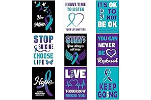 Suicide Prevention Posters for Awareness