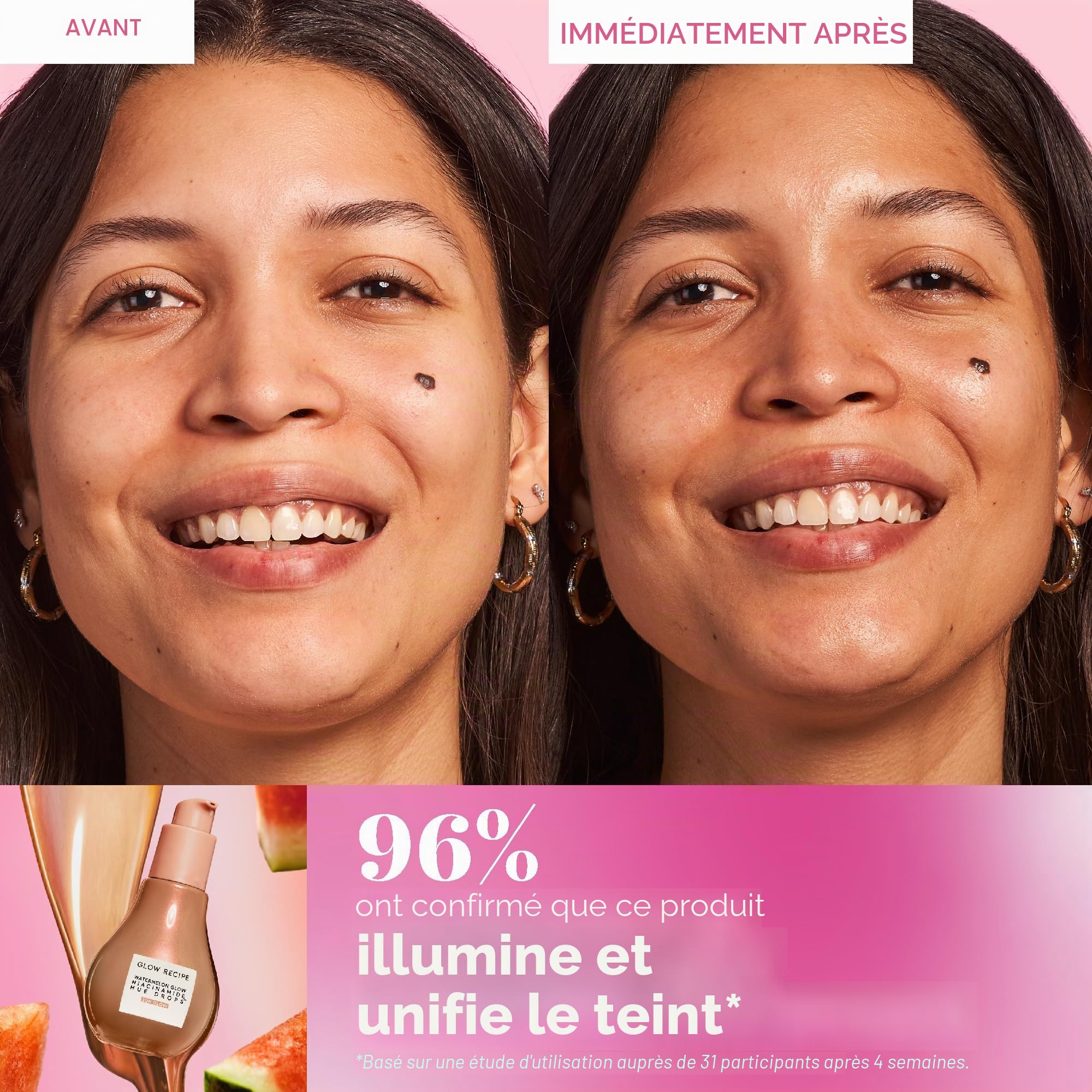Glow Recipe Best of Glow Hues Kit de voyage - Taille voyage - Gouttes de soleil - Blush Dewy Flush & Travel Size Glass Balm Lip Treatment (3 points)