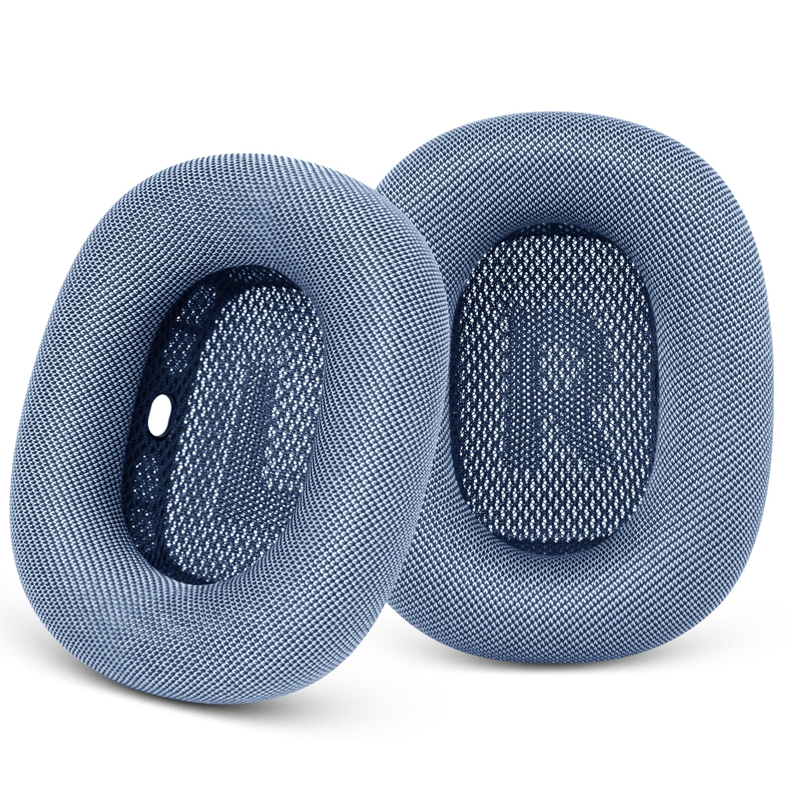 GEVO Upgraded Ear Cushions Replacement Earpads for Apple AirPods Max Headphones, Mesh Fabric Ear Pads Cover with Memory Foam and Magnet for AirPods Max (Blue)