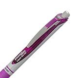 Pentel EnerGel Deluxe RTX Retractable Liquid Gel Pen, (0.7mm), Metal Tip, Violet Ink, 1 Pack (BL77BPV) – view 3