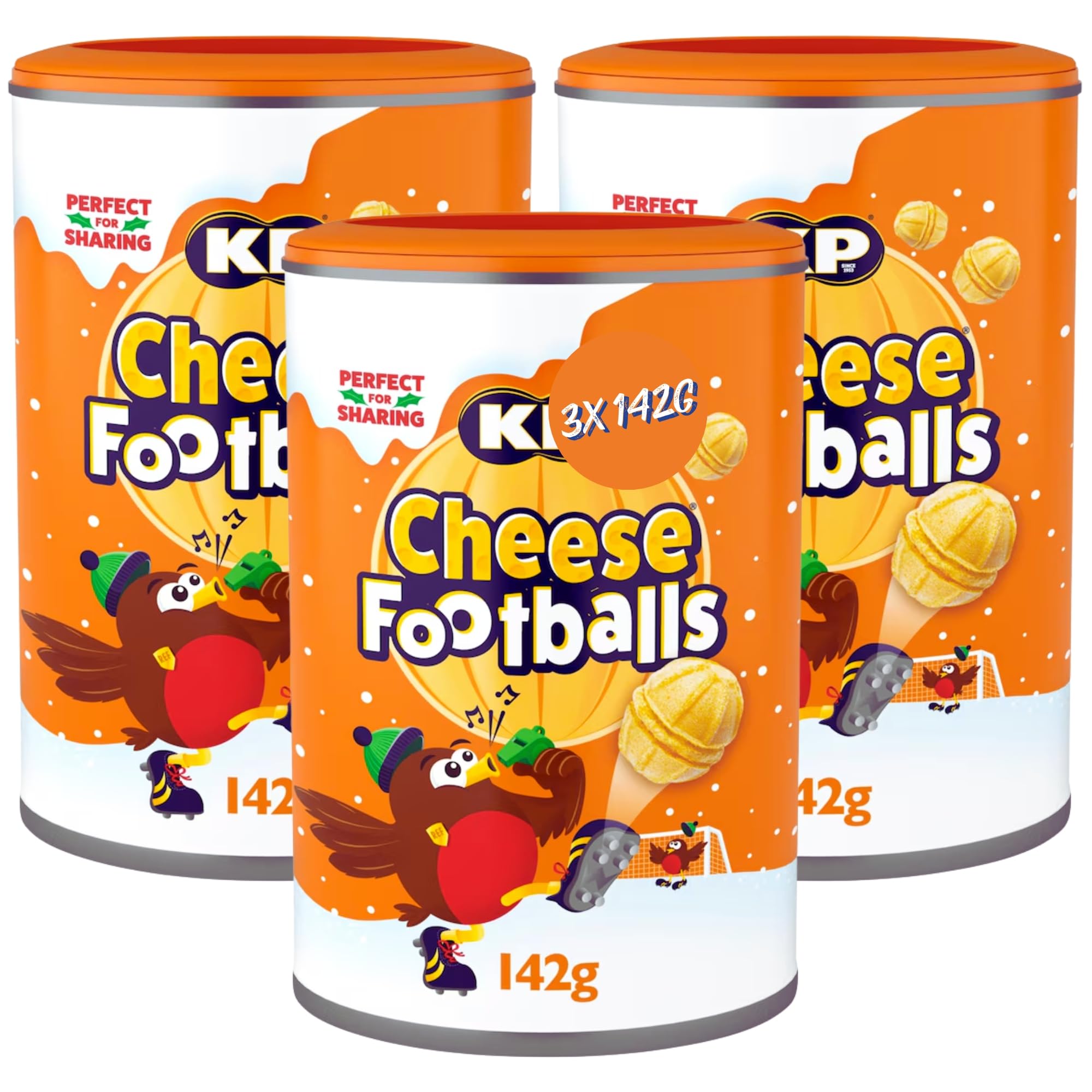 Cheese Footballs Caddy 142g (3 Pack Bundle)