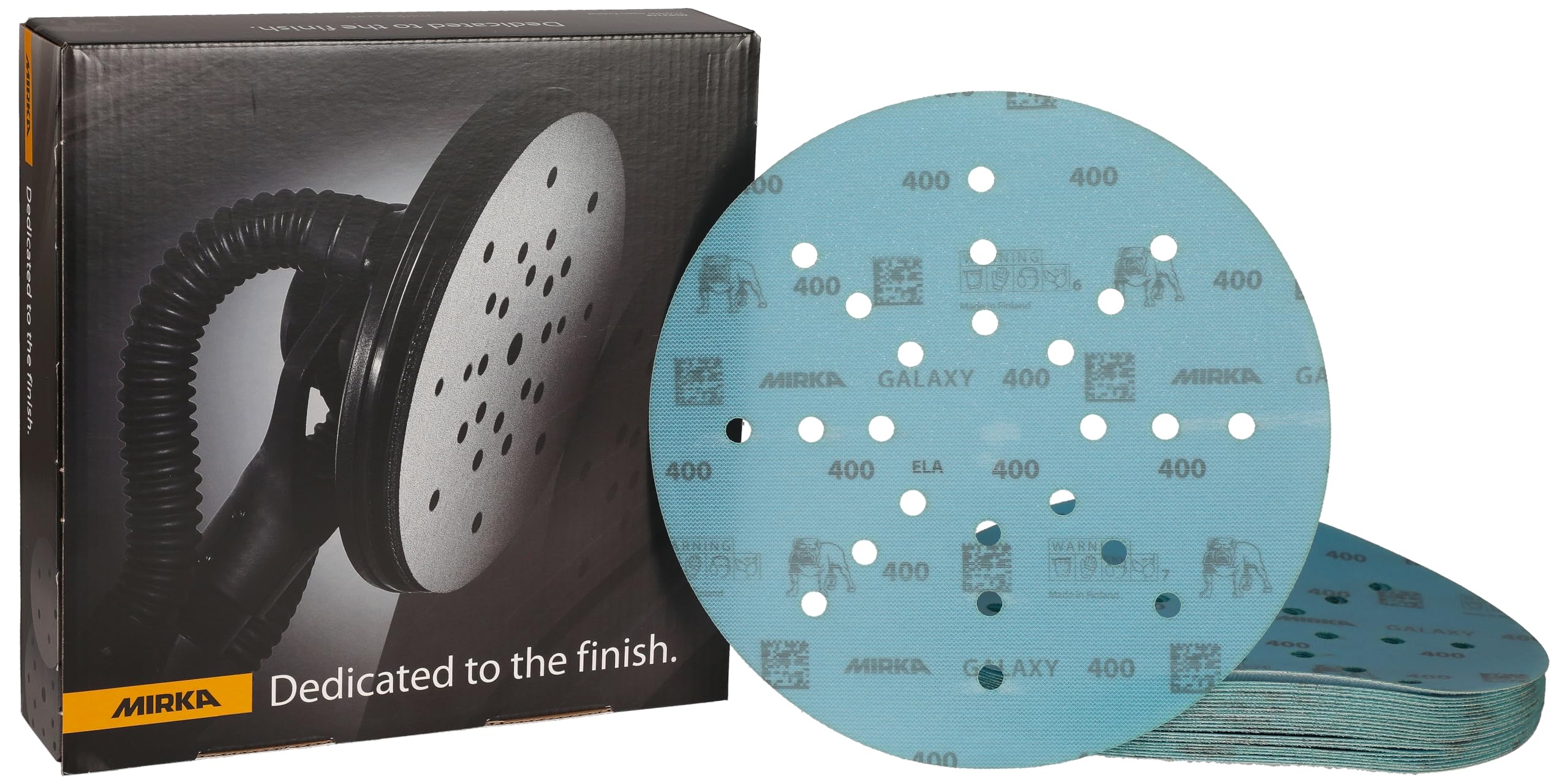 Mirka - sanding paper - Galaxy Multifit 225mm grit 400 25 discs