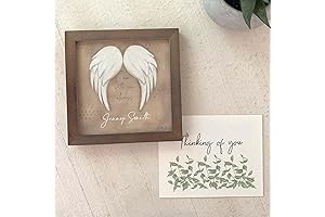 Personalized Angel Wings Painting: A Soothing Memorial for Loved Ones