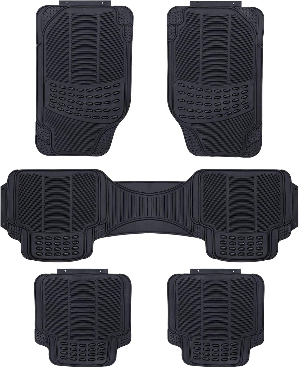 5 Piece MPV Heavy Duty Rubber Non Slip Car Mats Set fits MercedesBenz