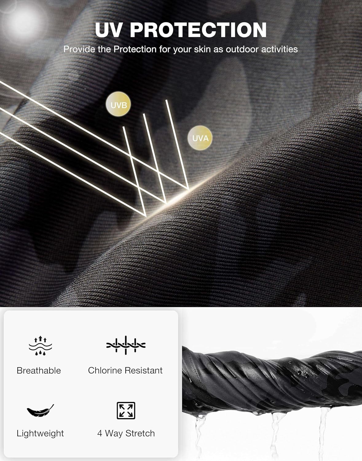 Viodia Women's 9" Long Swim Shorts Modest Swimsuits Bathing Suit Knee Length Bermuda Board Shorts for Women with Pocket - Image 7