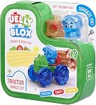 Jelly Blox Tractor Set | Includes 12 Pieces | Toddler & Preschool Building Blocks Kids Can Squeeze, Stretch, Squish | MESH ACCREDITED | Safety Tested & Ouch-Free | Sensory Play Toy for Ages 2+