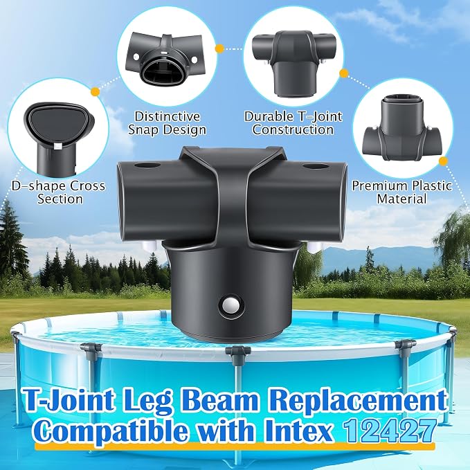 Junta en T para Piscinas Redondas Compatible Con Intex miniatura 3