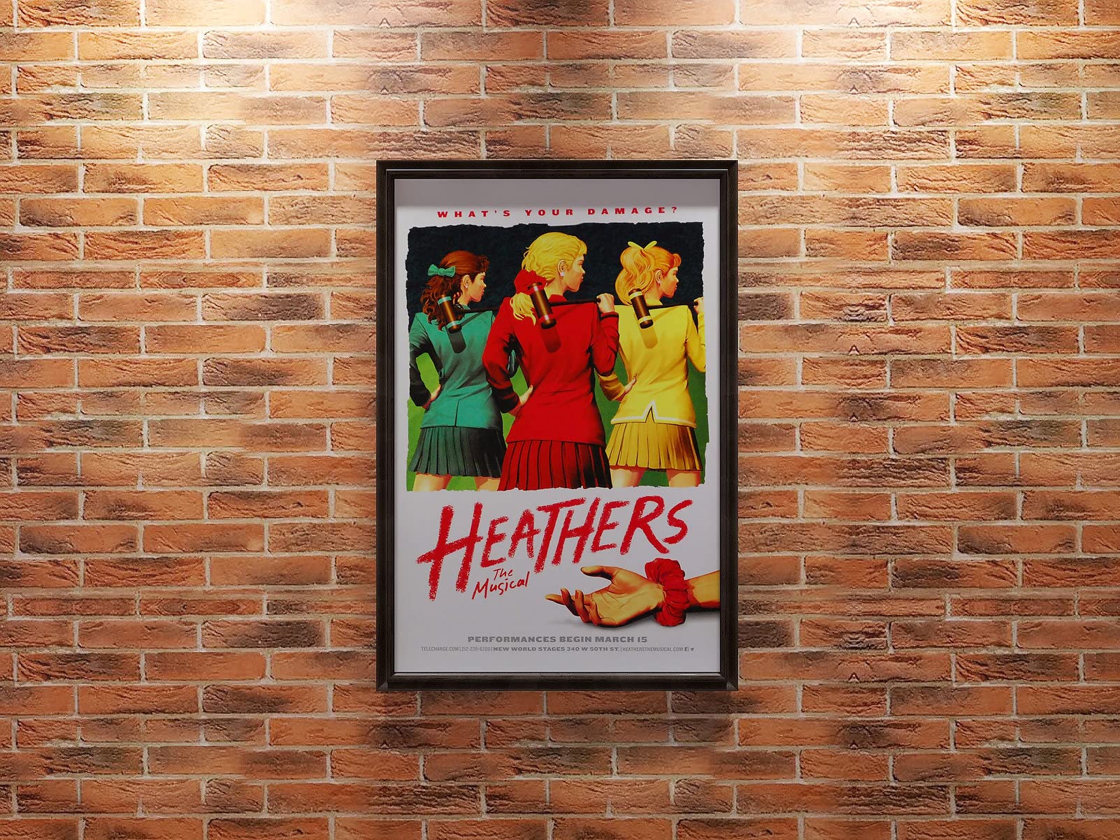 The House of Ember Heathers BEST UK MUSICAL THEATRE POSTERS On 250gsm PRINT MATERIAL ART CARD A3 Reproduction Poster A3