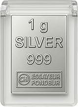 Goldschulz Silver as a gift – silver bar 1 g in high-quality capsule + certificate of authenticity fine silver 999