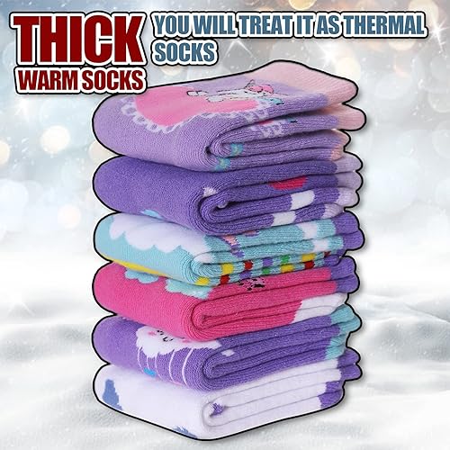 Miniatura 5 de Dosoni - Calcetines antideslizantes para niños pequeños, calcetines de tobillo cálidos y gruesos para bebés, niñas, niños, antideslizantes, de