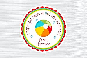 Year-End Ball Drop Favor Tags