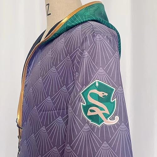 Miniatura 5 de PartyBloom Bata mágica con capucha, capa de mago, capa de mago, para adultos, para Halloween, cosplay, escuela mágica