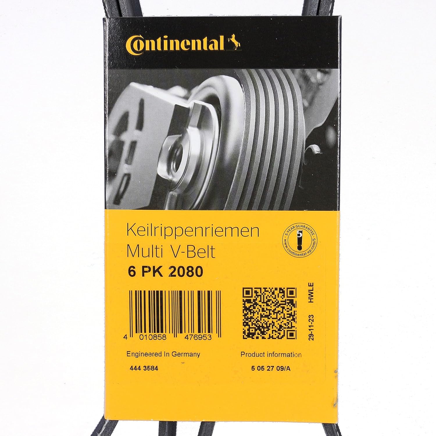 Continental 6PK2080 METRIC MULTI V-BELTS