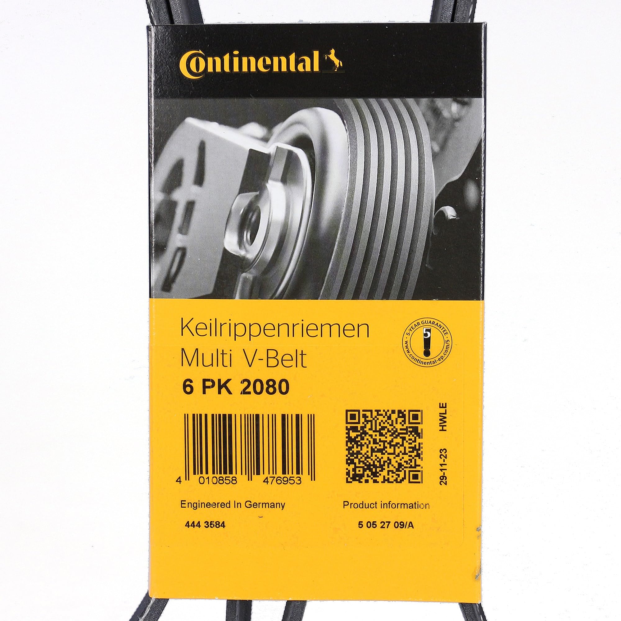 CONTITECH 6PK2080 Cinghia Poly-V