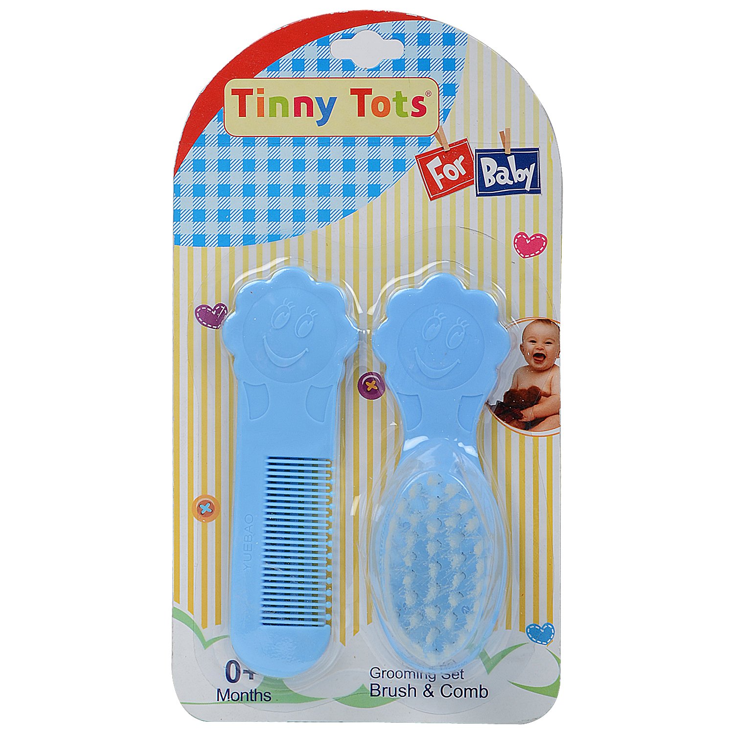Tinny Tots Hair Brush and Comb - Blue