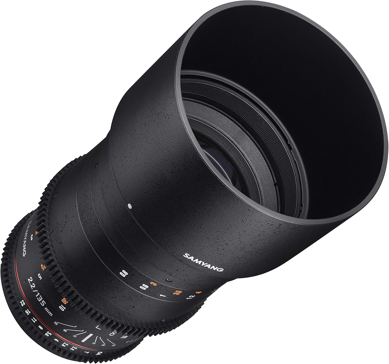 Black Friday - 80% OFF Samyang SYDS135M-C VDSLR II 135 mm f/2.2-22 Telephoto-Prime Lens for Canon EF Digital SLR Cameras