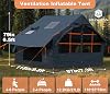 Inflatable Tents for Camping with Stove Jack, 4 Person Easy Setup Blow Up Tents for 4 Seasons Waterproof Inflatable Air Tent,Glamping Tent House