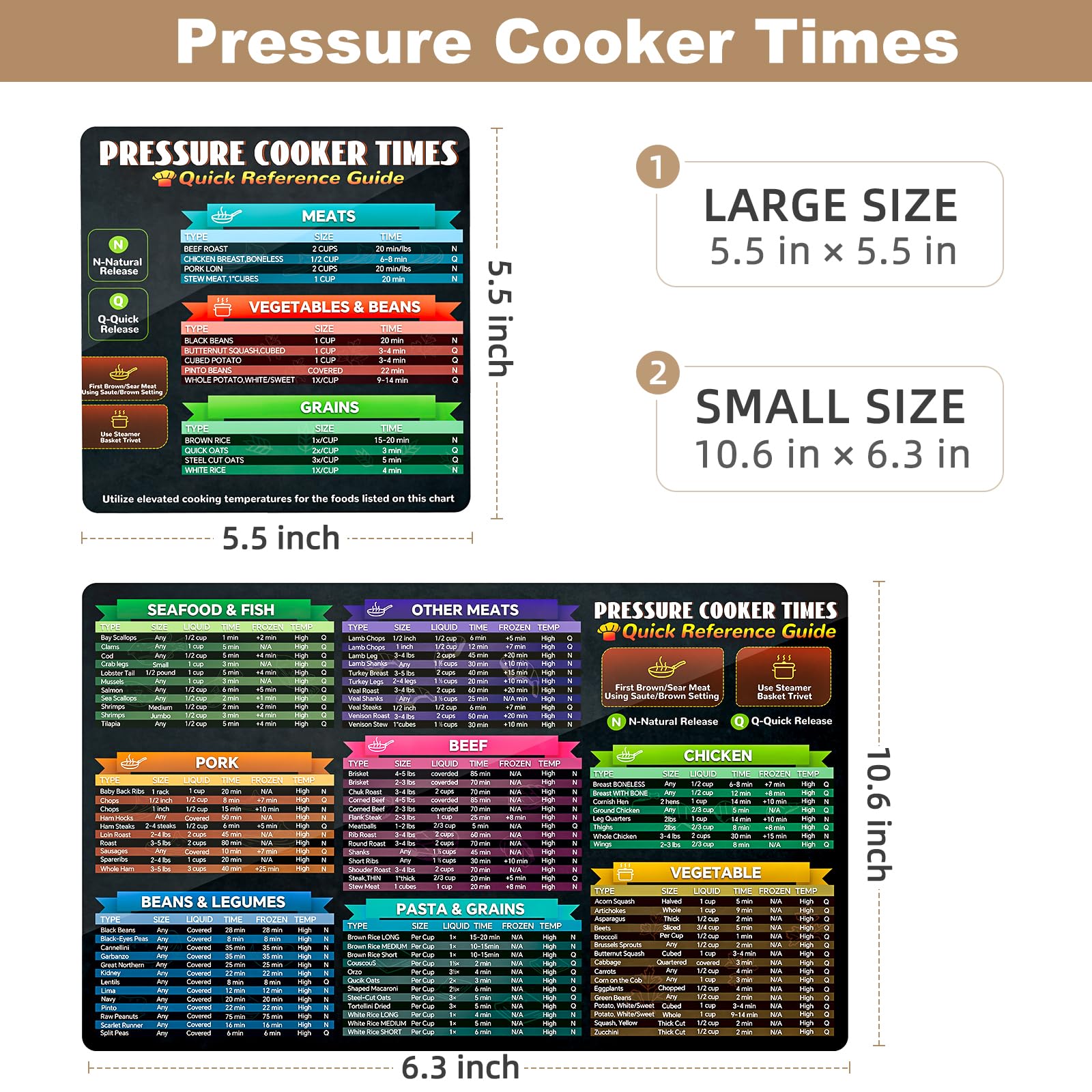 Snapklik.com : Instantpot Magnetic Cheat Sheet, Instantpot Cooking ...