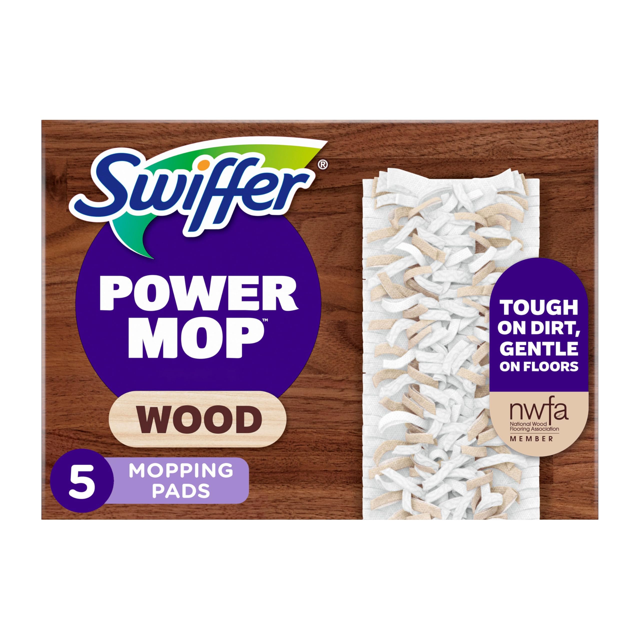 Swiffer Power Mop lot recharges 39cm pour éliminer les taches de vos sols
