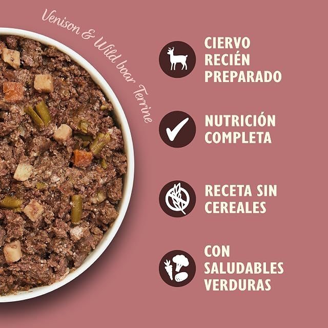 Foto 4 de 8 de Lily's Kitchen Elaborado con ingredientes naturales lata de alimento húmedo para perros adultos terrina…