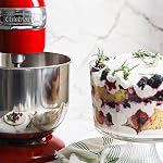 Cuisinart Precision Master 5.5-Quart Tilt-Head Stand Mixer, 12 Speed, 500W, Includes Bowl, Dough Hook, Chef's Whisk and Flat Mixing Paddle, Red (SM-50RC)