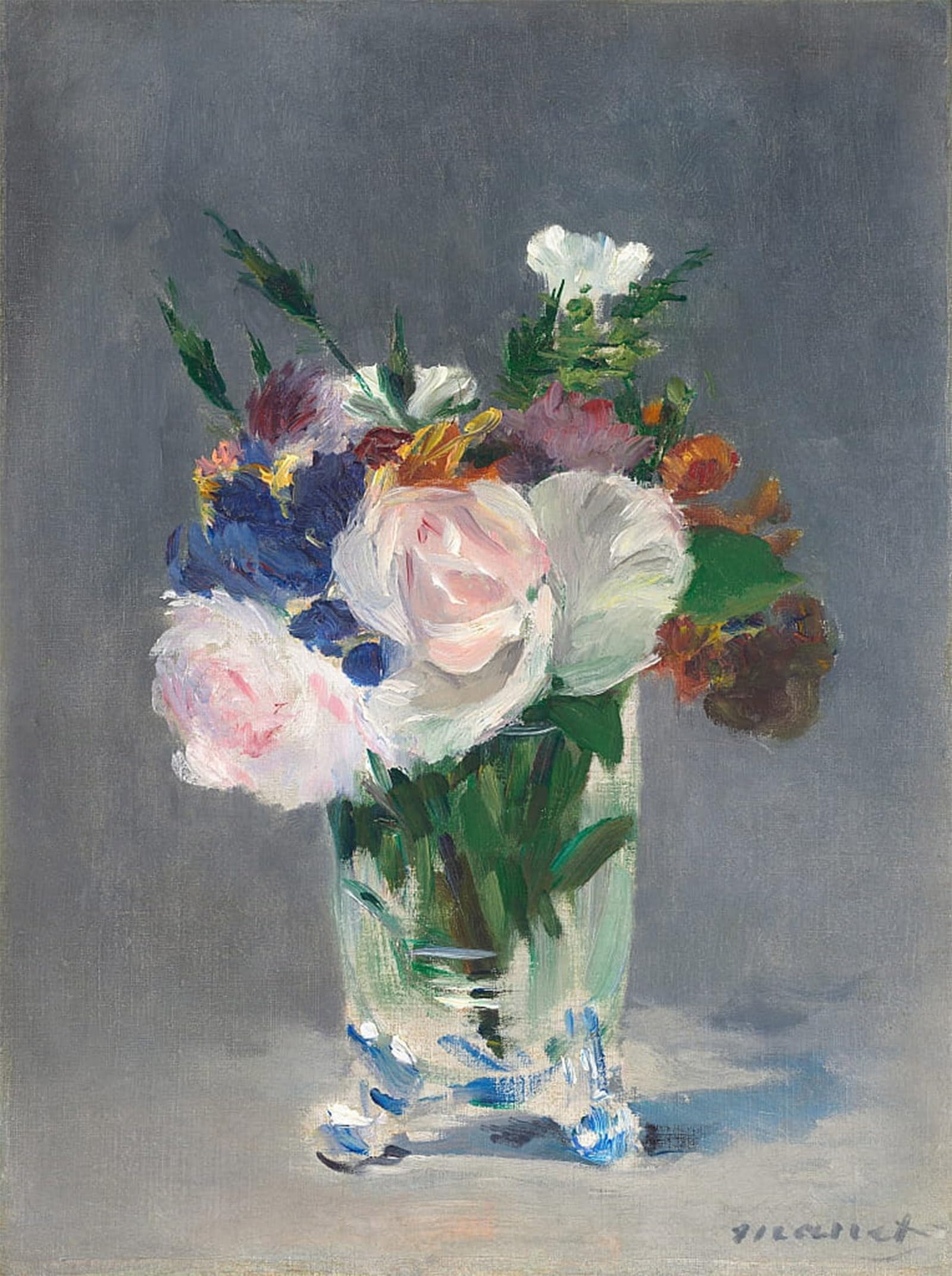 Tableaux sur toile fleurs dans un vase pour habiller un mur blanc vide - 5